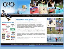 Tablet Screenshot of oshosport.com